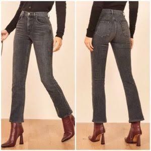 Reformation Jessie High Waist Crop Boot Jeans
